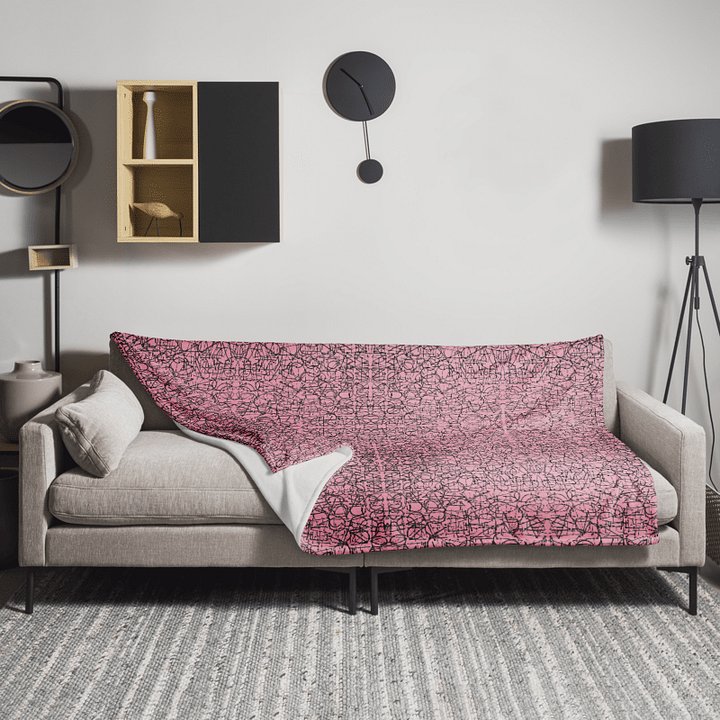 No Rockin' Angel Throw (Pink) product image (2)