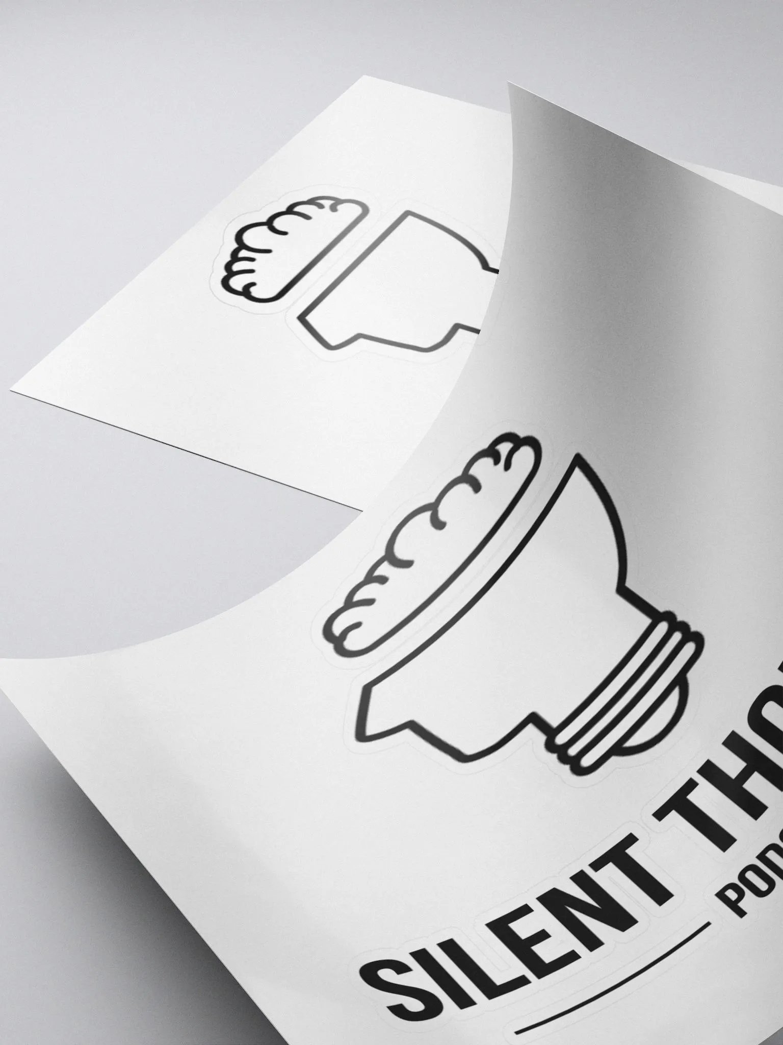 Silent Thoughts Sticker product image (4)