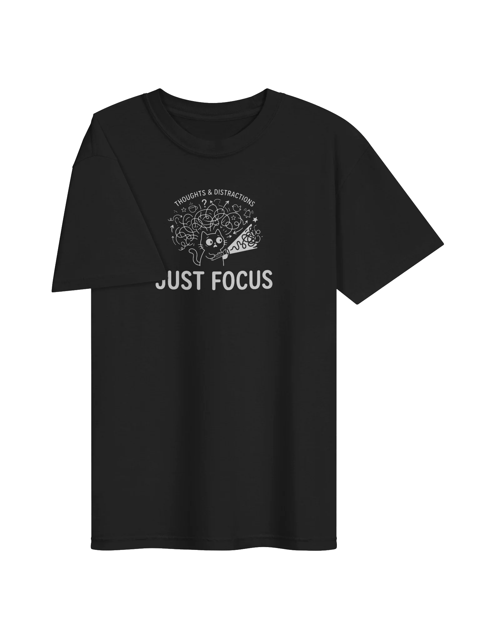 Just Focus Shirt – Deep Work Gift for Remote Workers product image (5)
