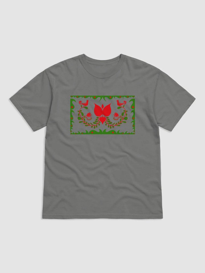 Hungarian Folk Art Red & Green T-Shirt product image (1)