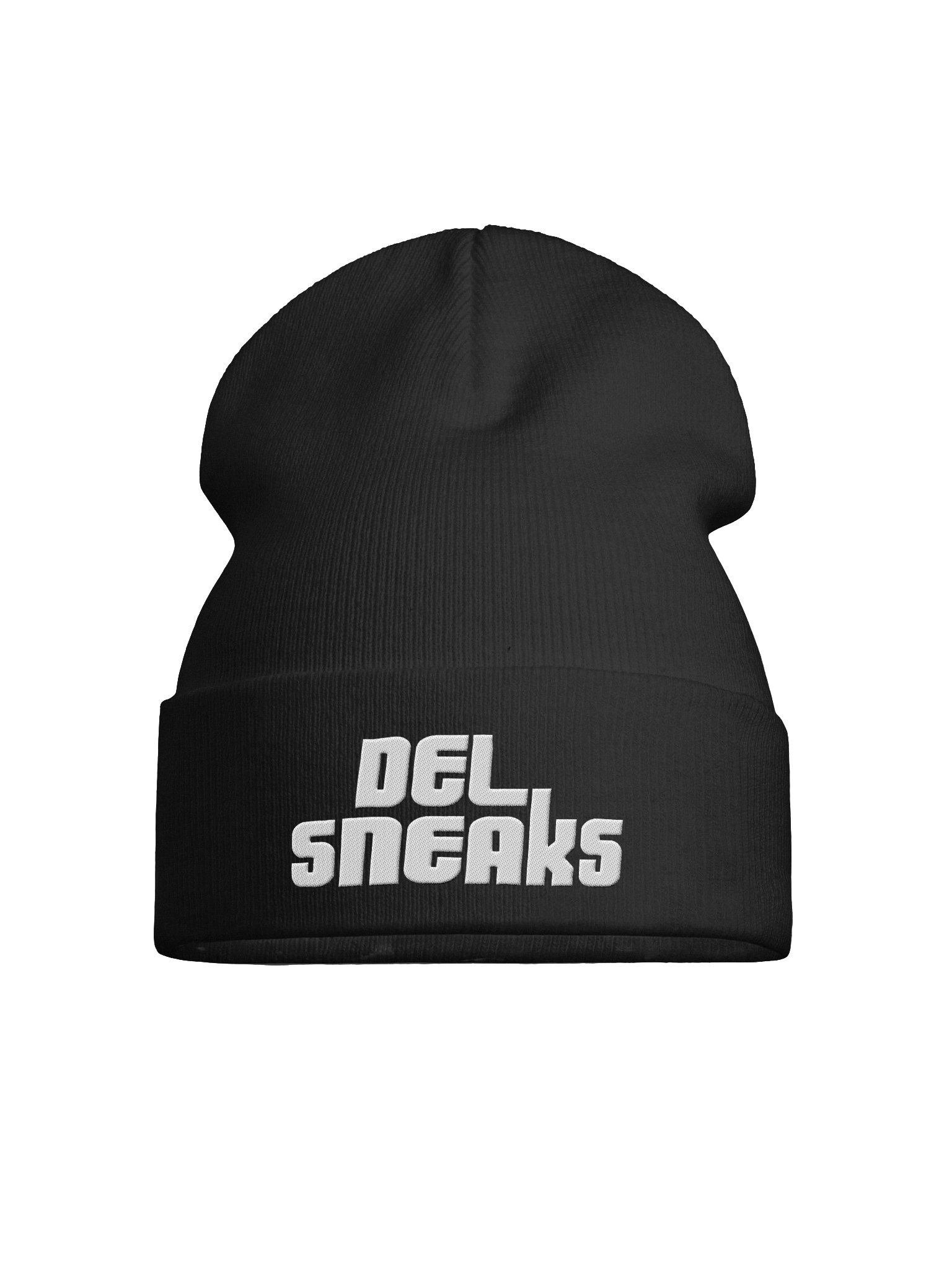 Classic Logo Embroidered Beanie Hat Black product image (1)