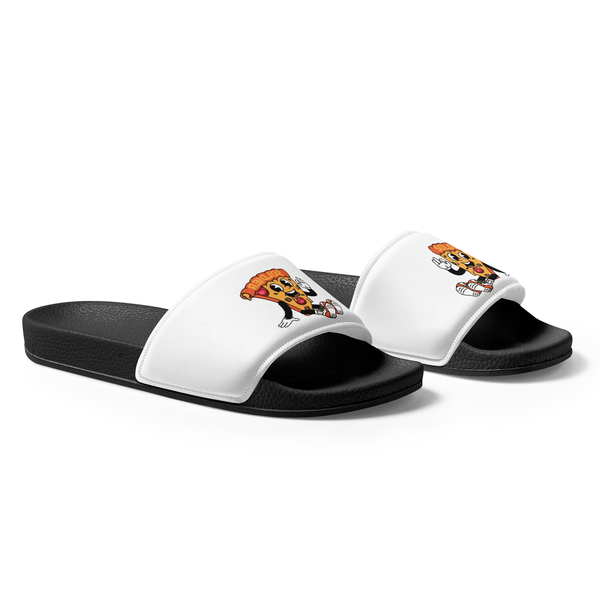 Pizza Soldier Men's Slides product image (4)