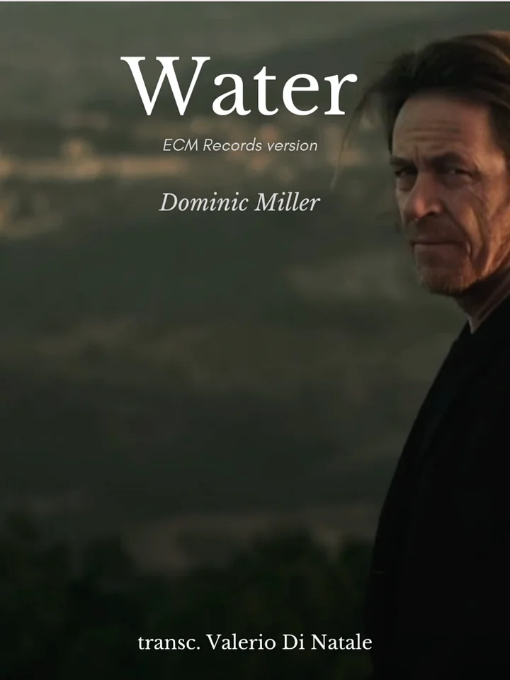 Water by Dominic Miller - ECM Records version (Tab only) product image (1)