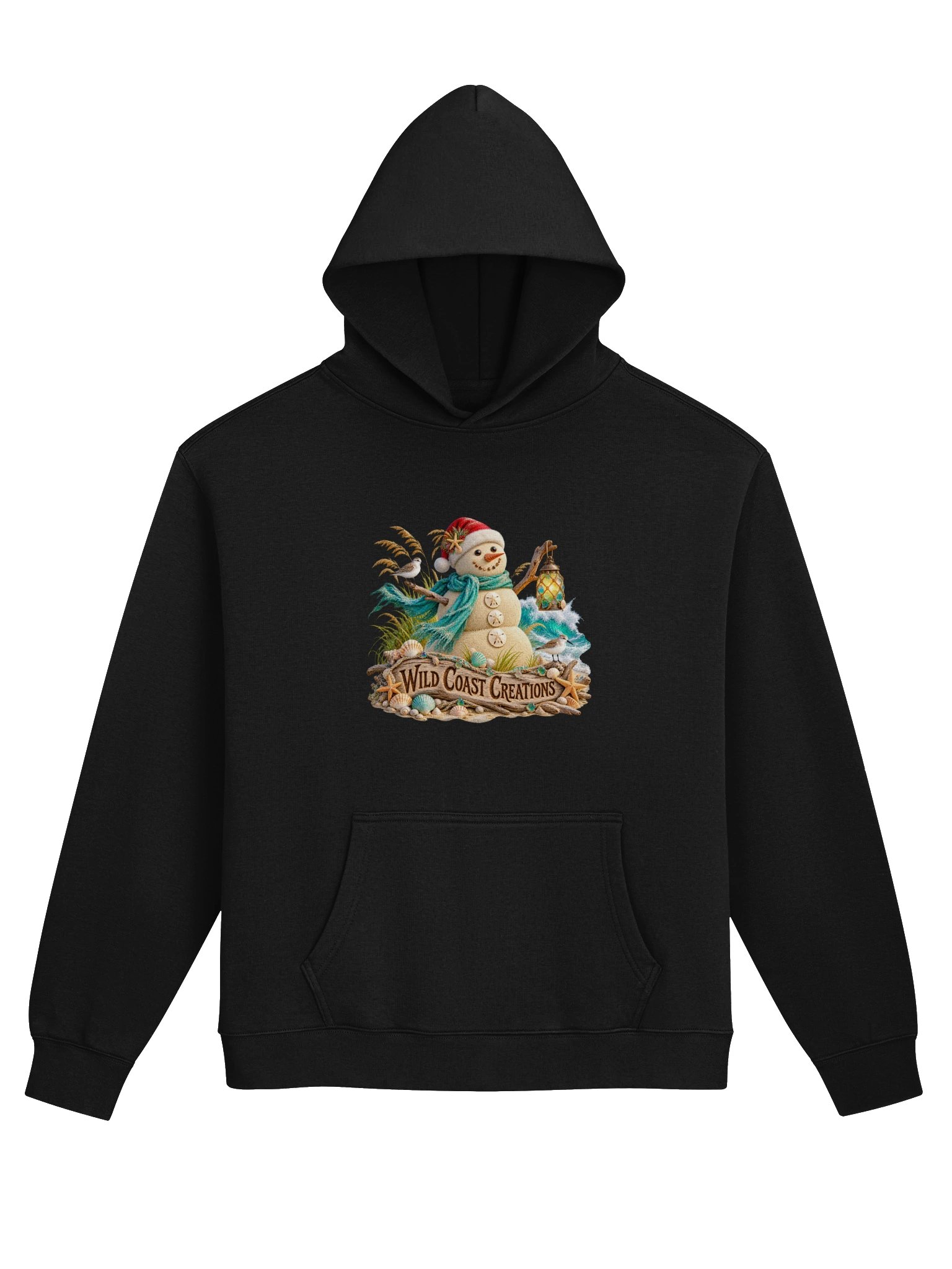 Wild Coast Creations Snowman Relaxed Hoodie product image (1)