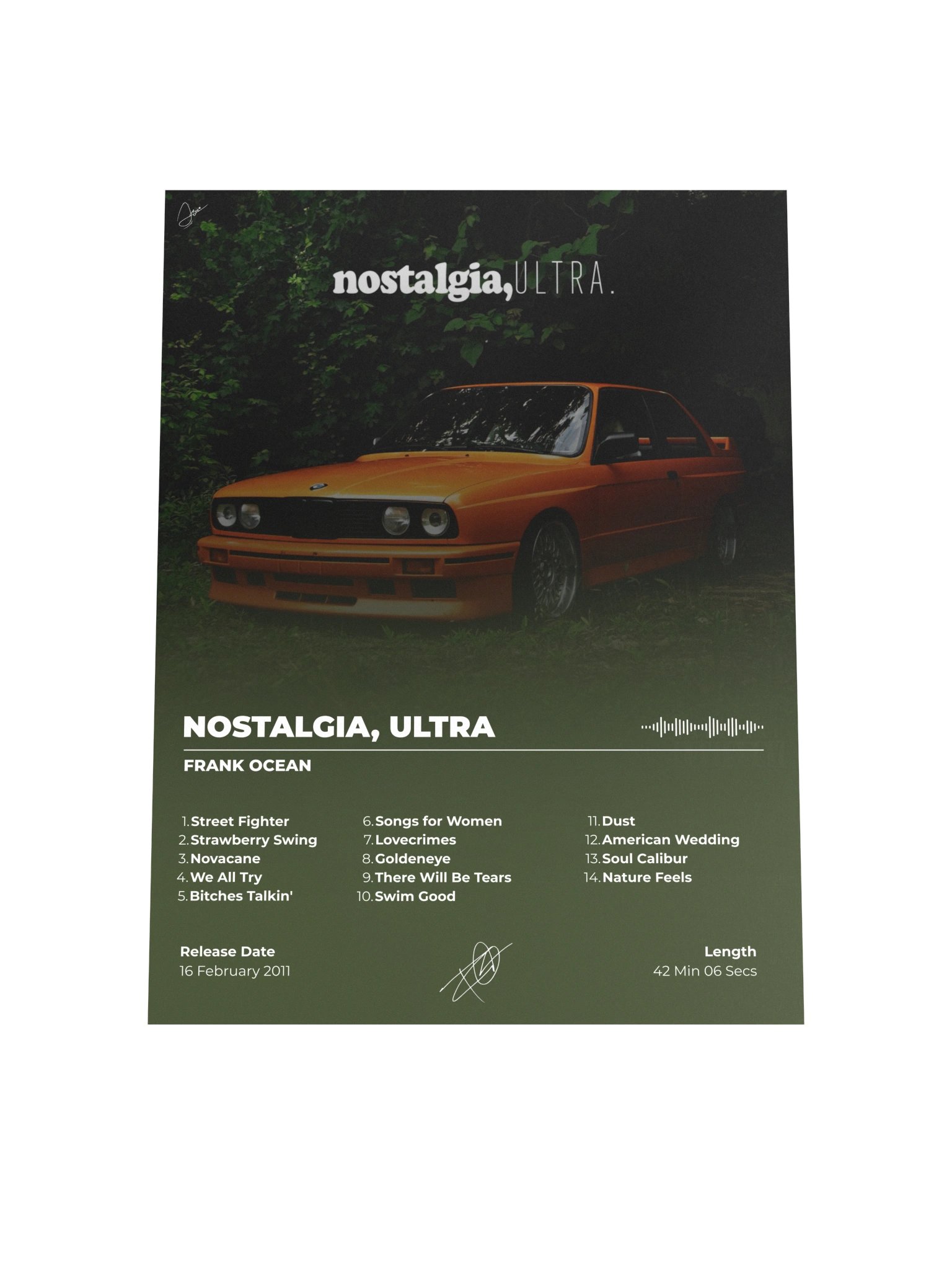 nostalgia, ULTRA. Frank Ocean Poster product image (8)