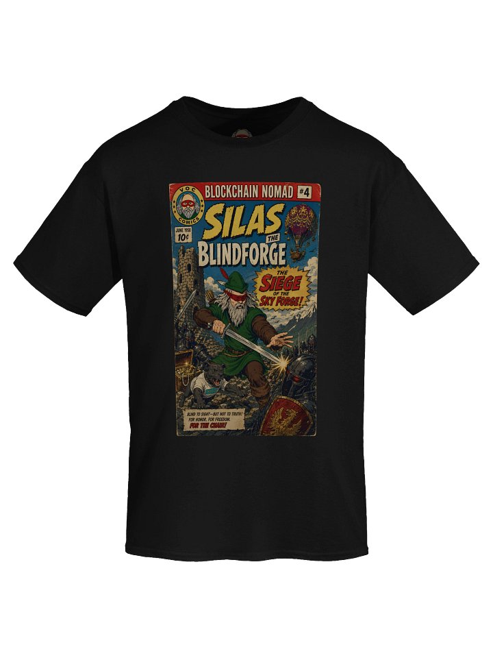 Silas, The Blindforge - Blockchain Nomad #4 - Vintage Comic Book Tee product image (2)