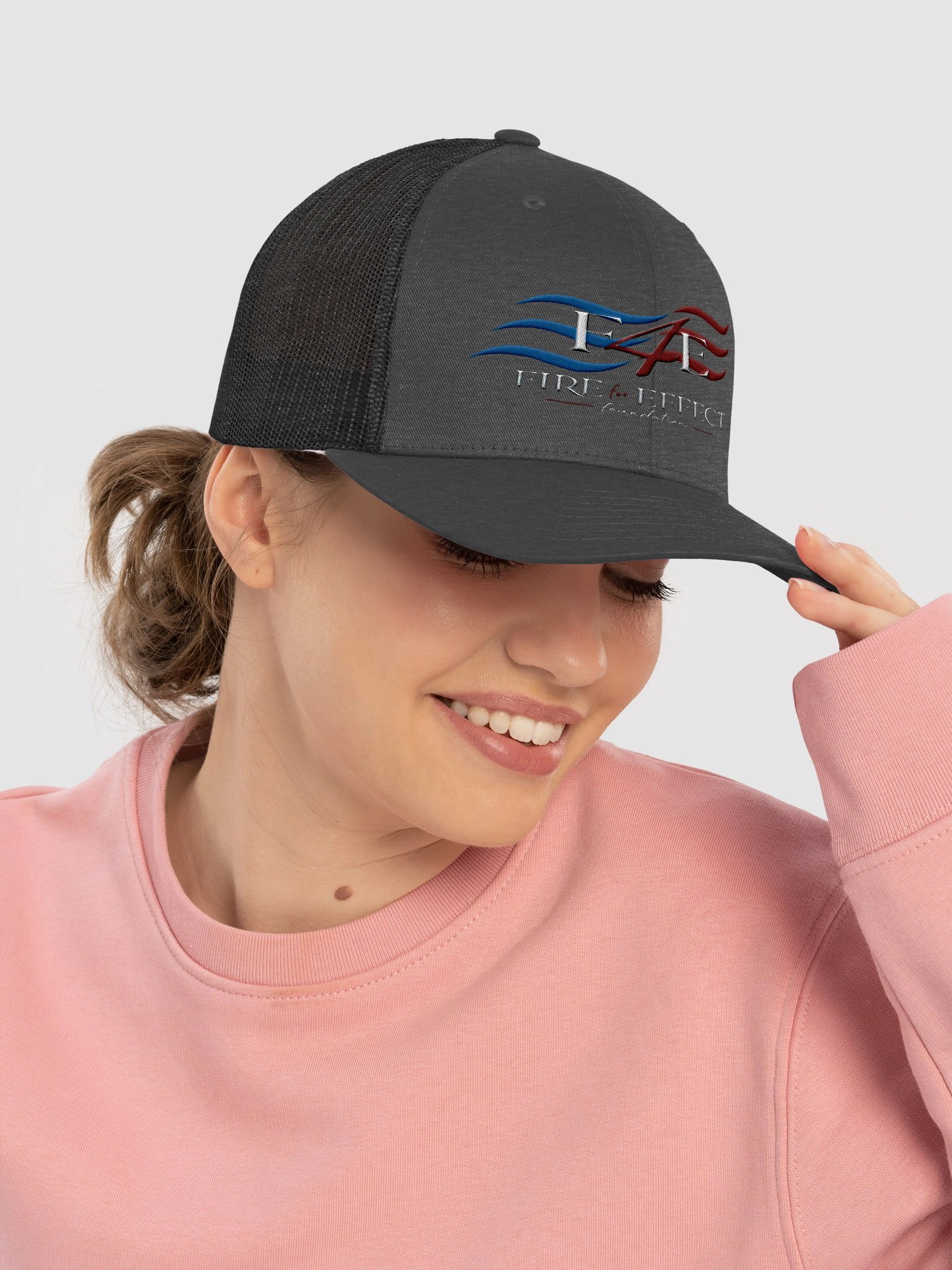 Dark Retro Trucker Hat product image (20)