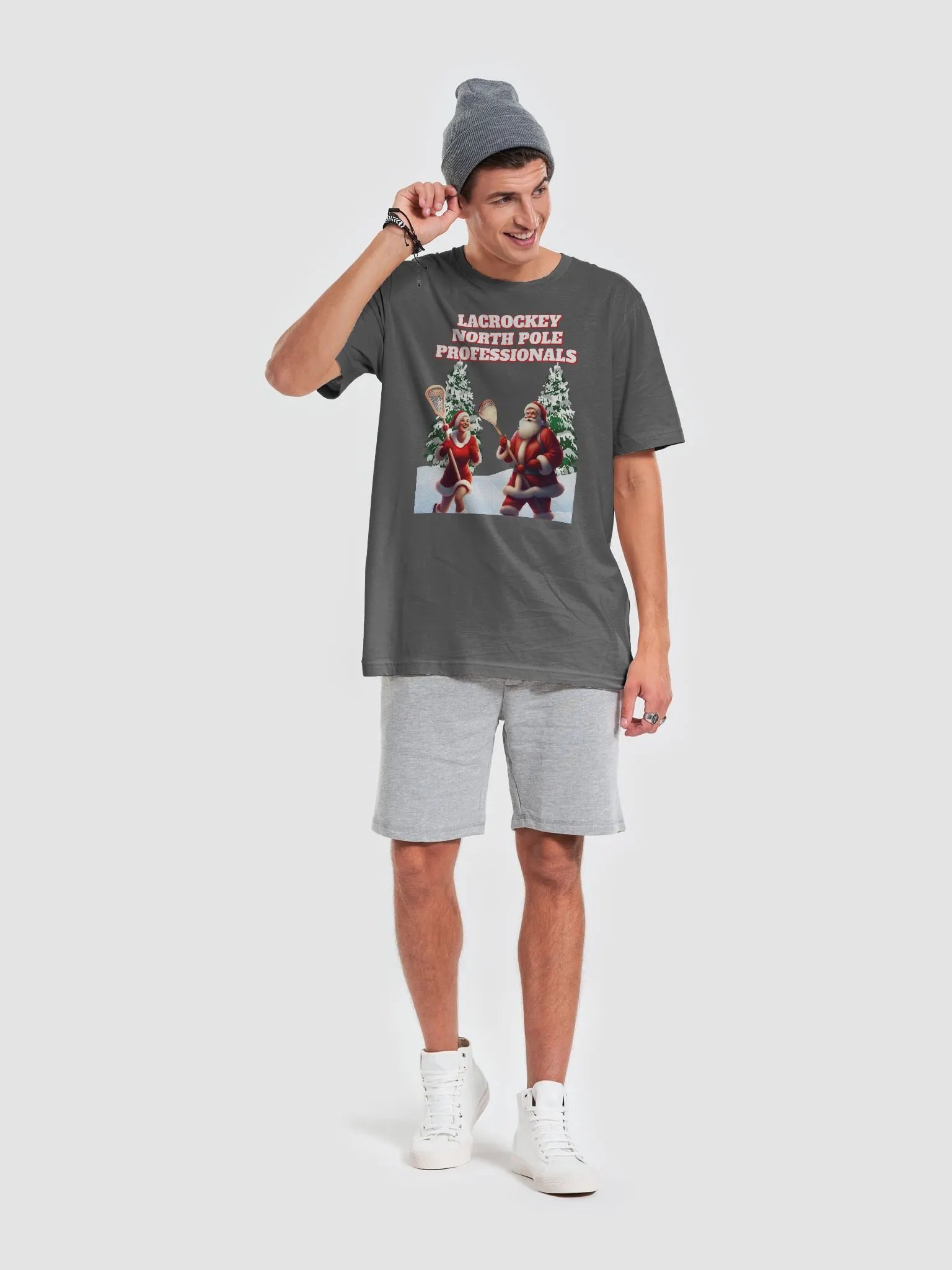 North Pole Lacrockey - Mr and Mrs Claus T-shirt product image (36)