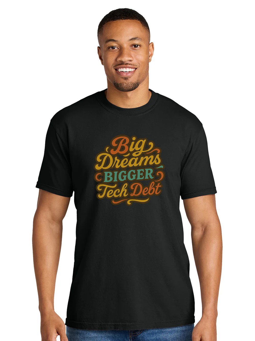 big dreams, bigger tech debt t-shirt product image (10)