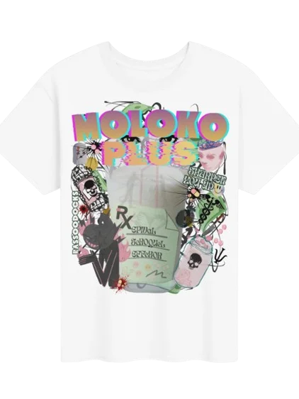Cotton Moloko Plus RX Graphic Tee | Clockwork Orange Streetwear Shirt product image (1)