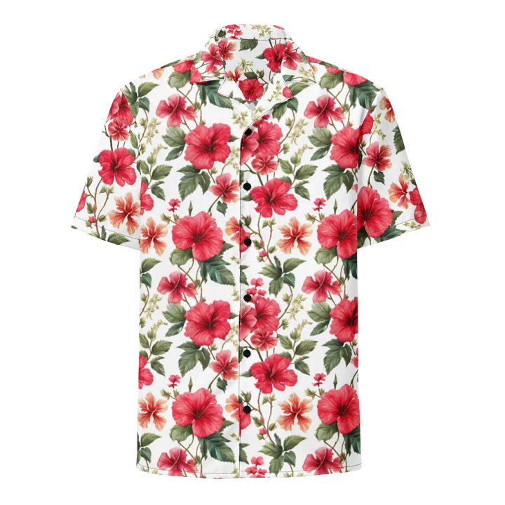 Floral Pattern Hibiscus Flowers Hawaiian Shirt product image (1)