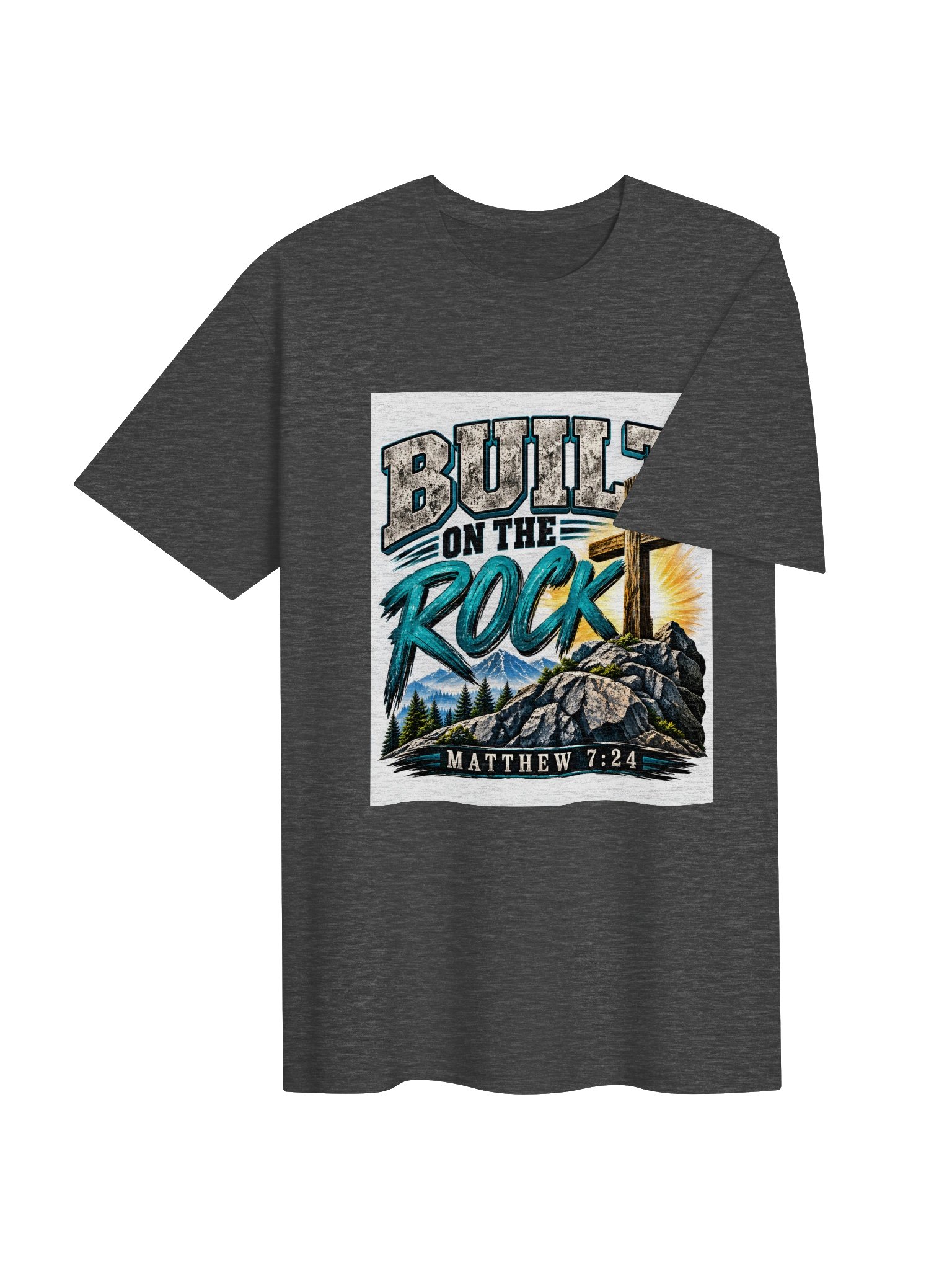 Men's Built on the rock Tee product image (4)