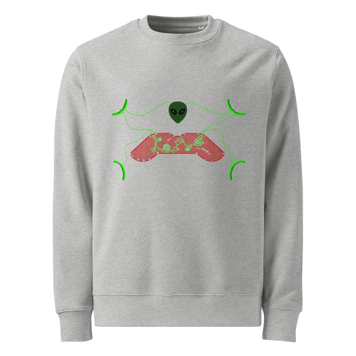 Galactic Gamer Organic Sweatshirt product image (1)