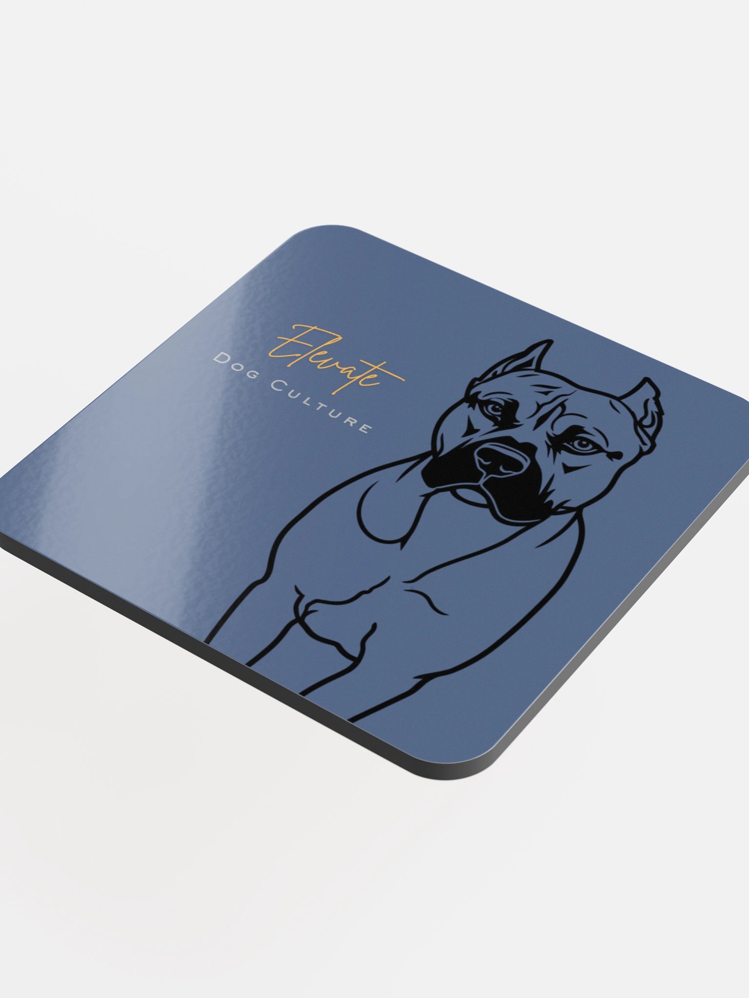 Elevate Dog Culture Glossed Cork Coaster product image (4)