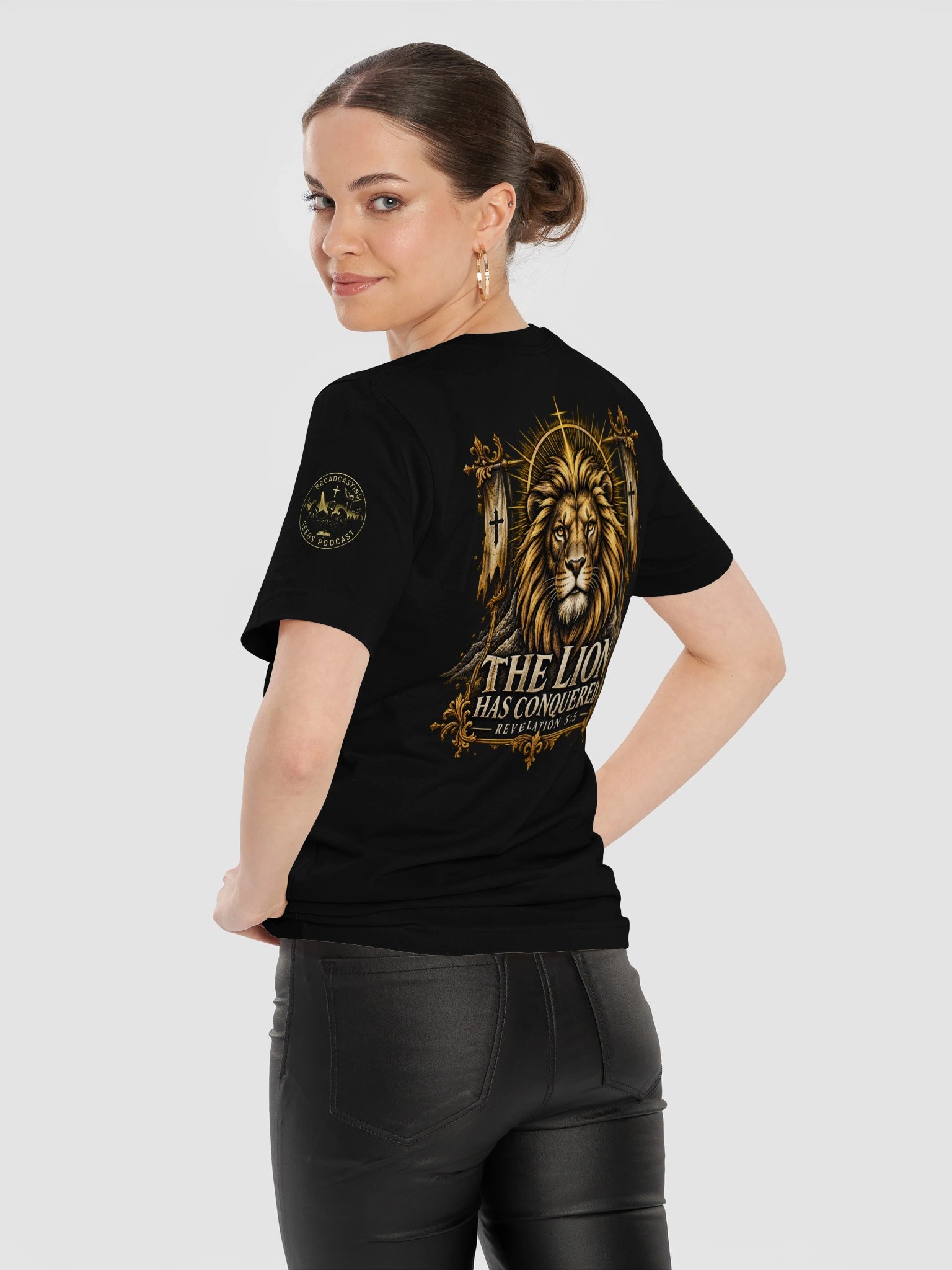 The Lion Has Conquered | Revelation 5:5 | Christian T-Shirt & Hoodie product image (71)