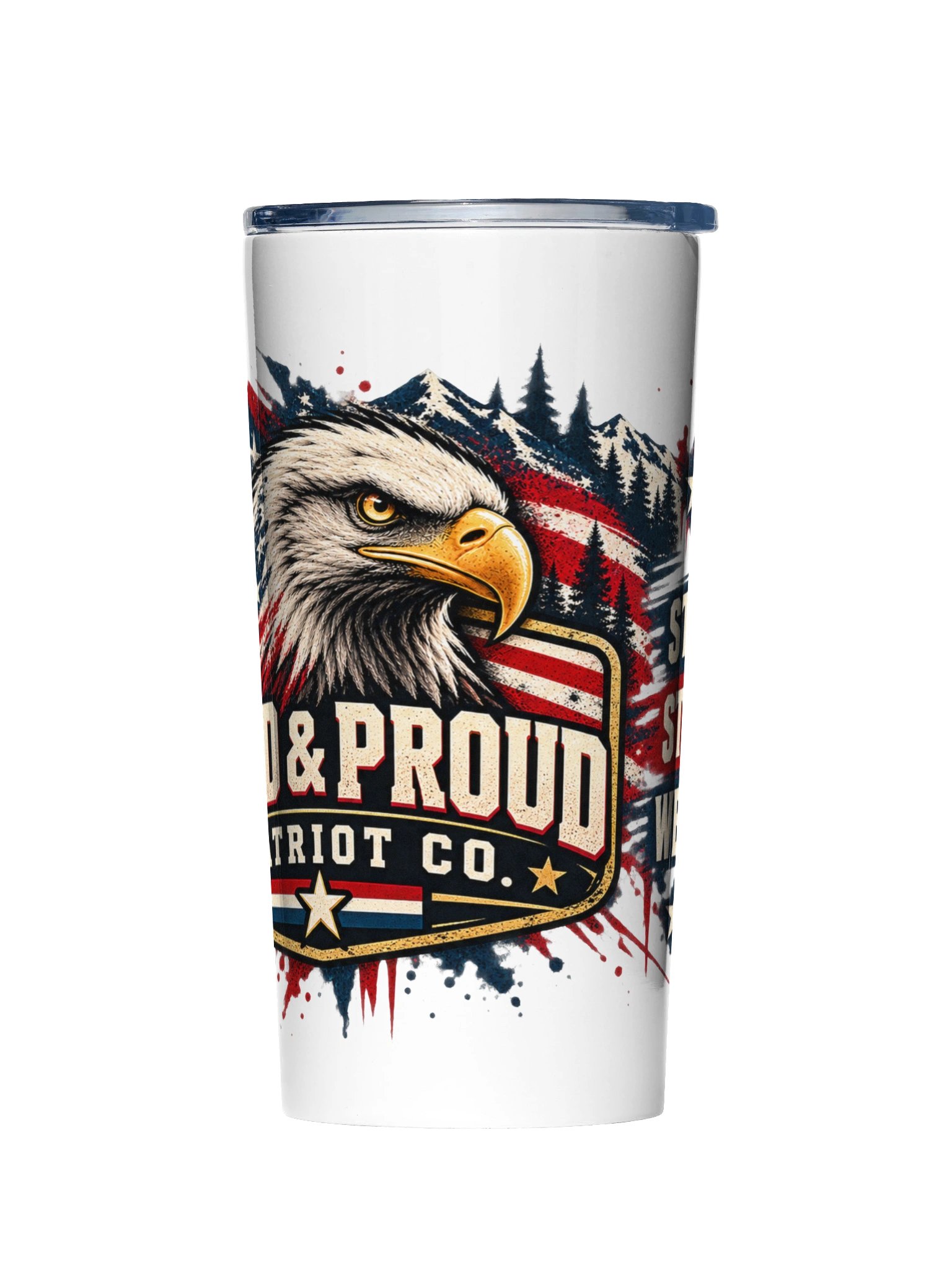 Loud & Proud Patriot 20oz Stainless Steel Tumbler product image (1)