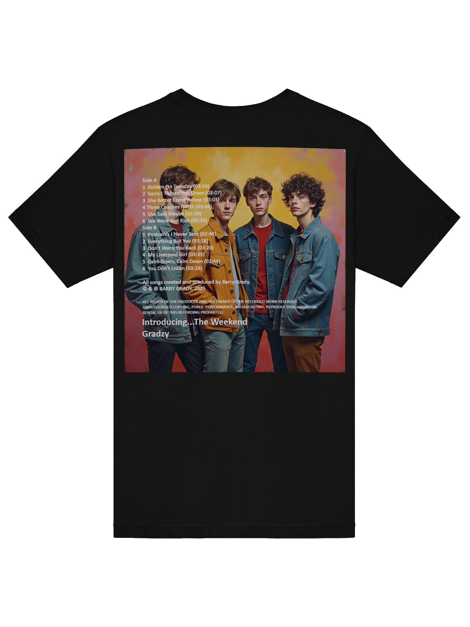 'The Weekend' Gradzy Crew T-Shirt product image (6)
