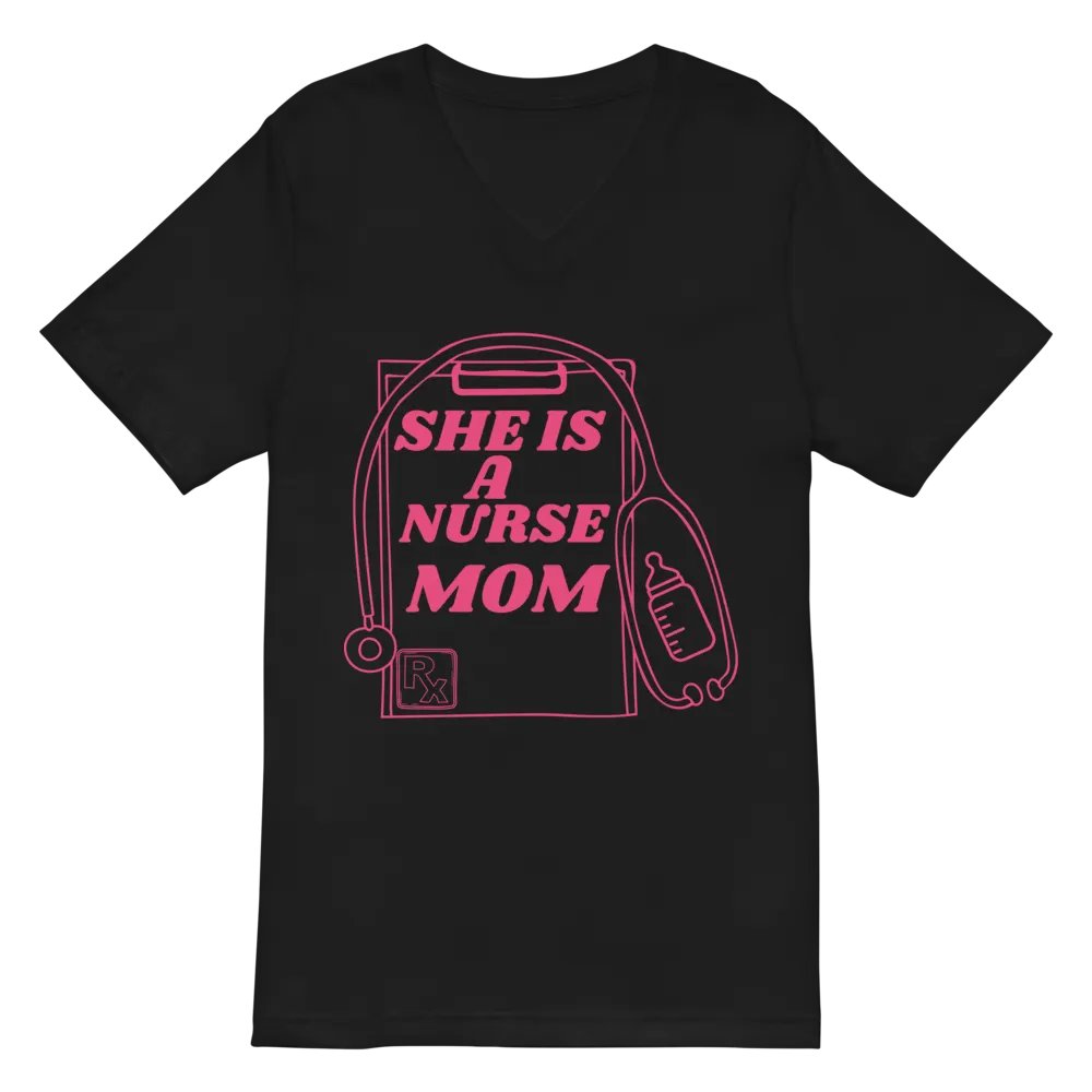 Nurse Mom V-Neck Tee product image (3)