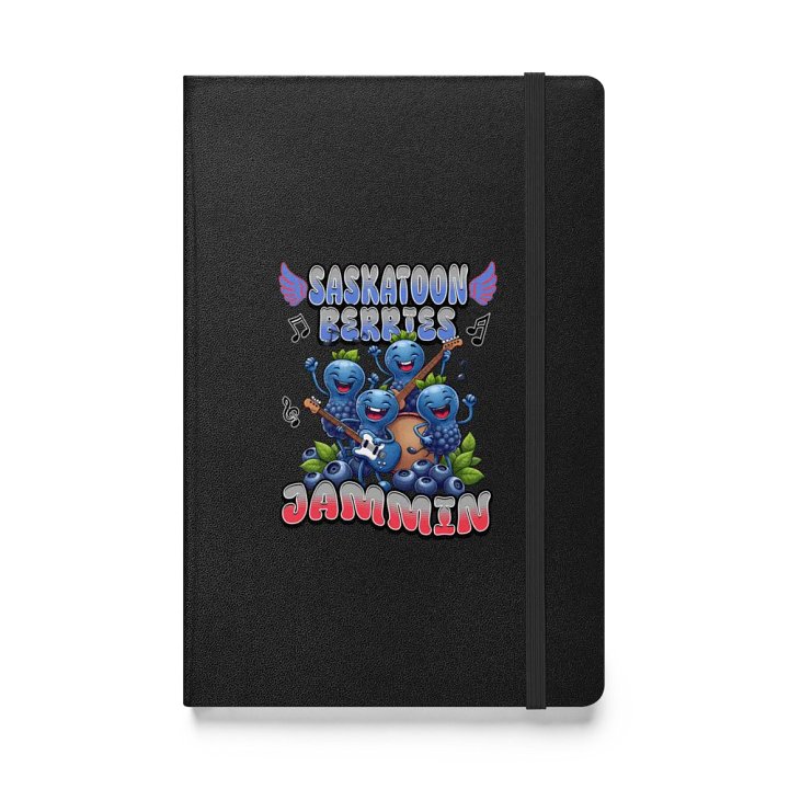 Saskatoon Berries Jammin Hardcover Notebook product image (1)