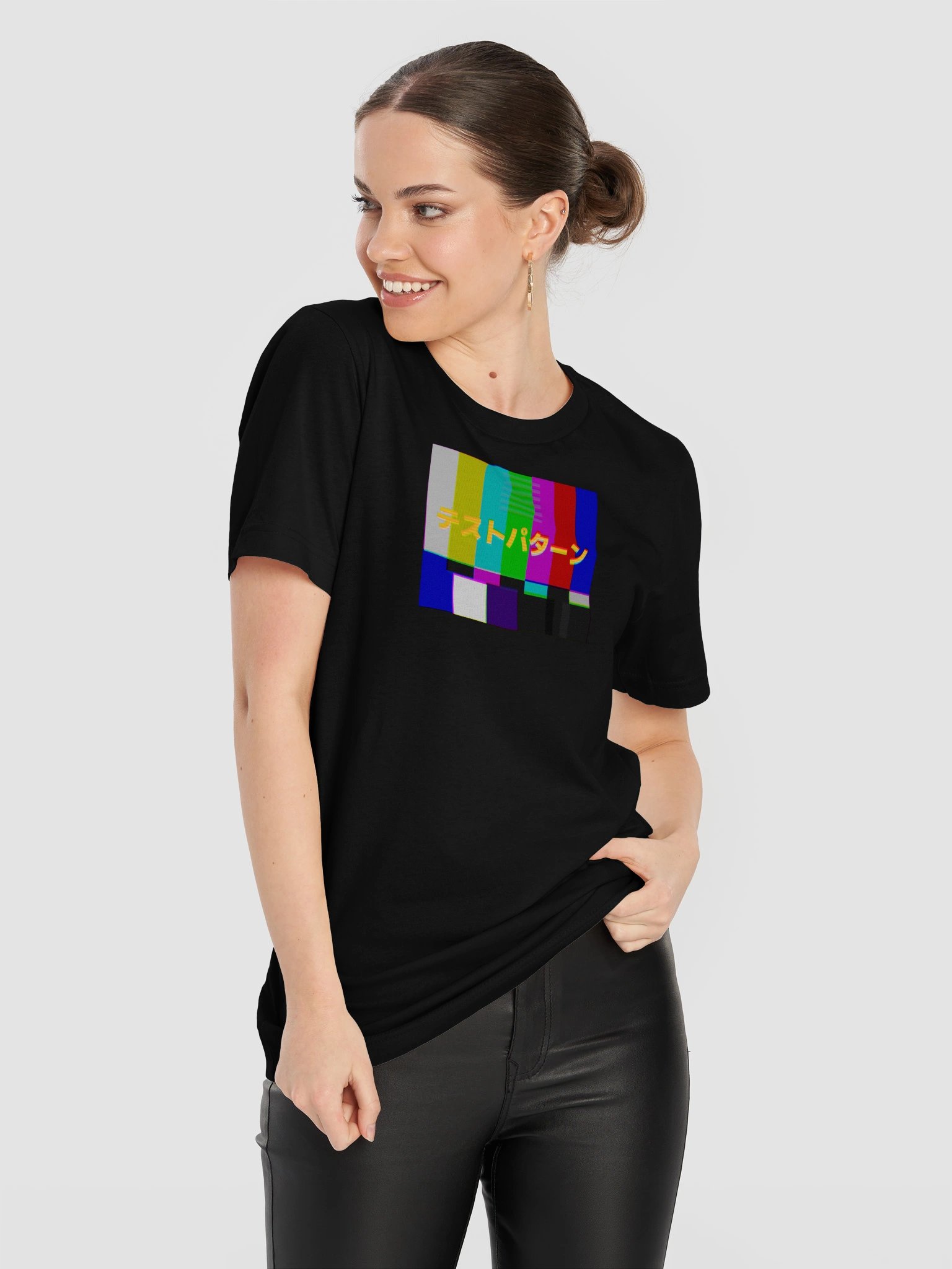 Japanese Test Pattern Retro T-shirt product image (2)