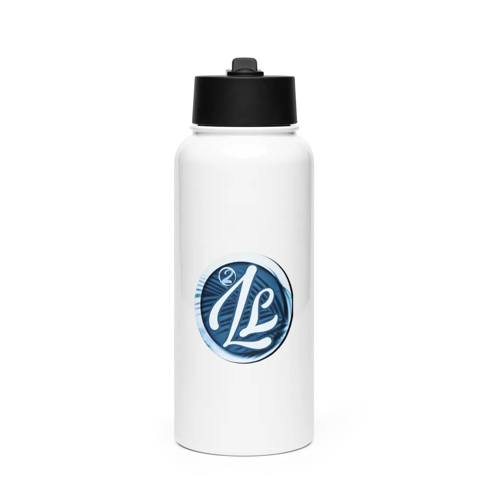 Spiral Script Stainless: Water Bottle product image (1)