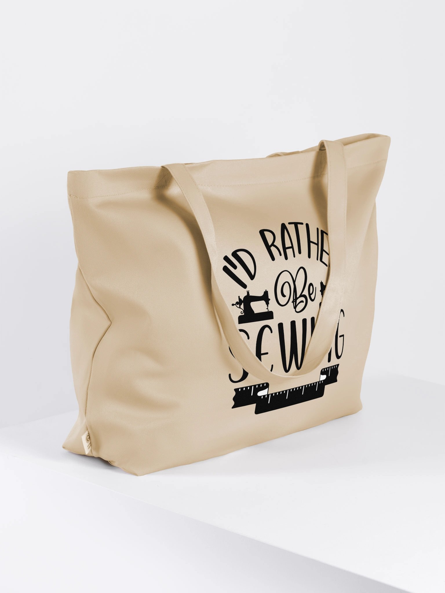 "I'd Rather Be Sewing" Tote Design product image (4)