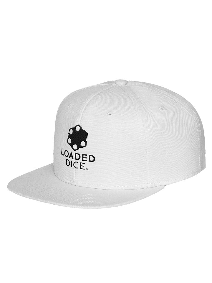 Loaded Dice Graphic Wool Blend Snapback White product image (2)