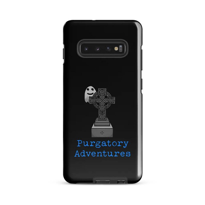 ghost behind cross samsung phone case product image (2)