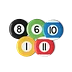 Pool Ball Pins Set A