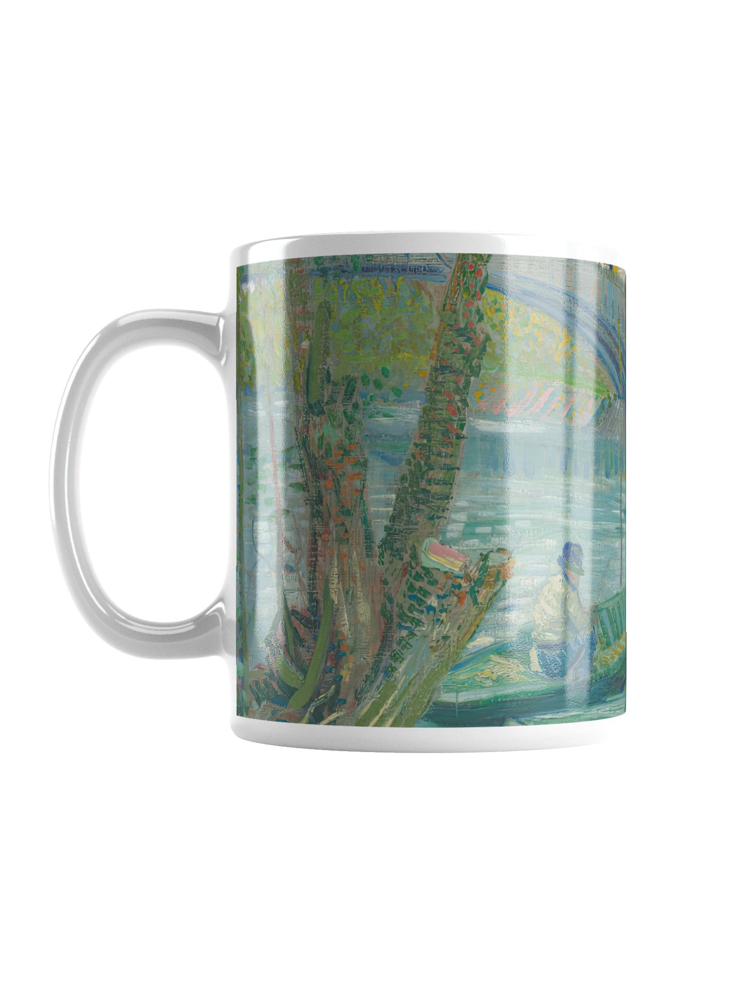 Fishing in Spring, the Pont de Clichy (Asnières) Mug product image (2)