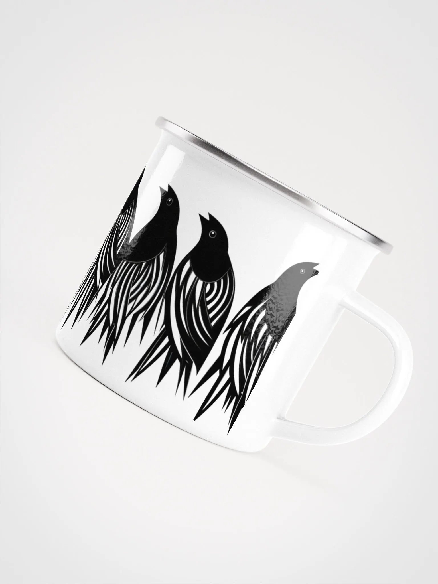 Crow Pattern Mug for Your Outdoor Adventures product image (5)