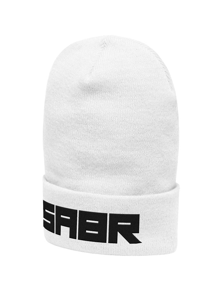 SABR Black Logo Unisex 12" Beanie product image (2)