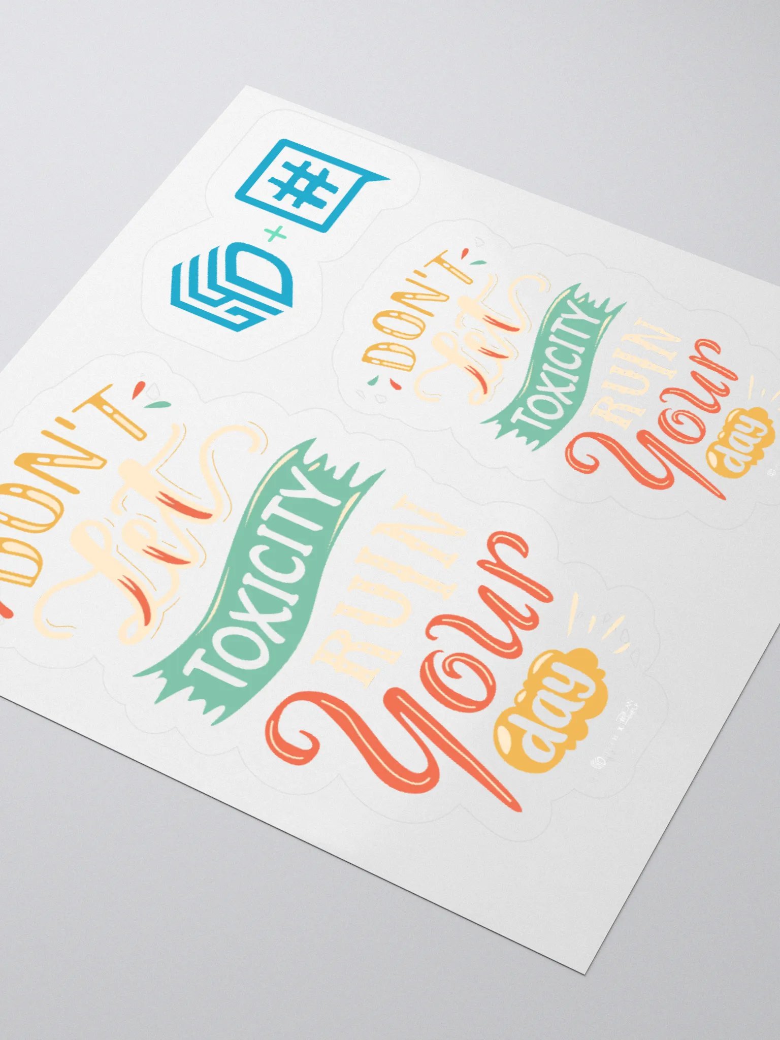 Don't Let Toxicity Ruin Your Day Stickers product image (8)