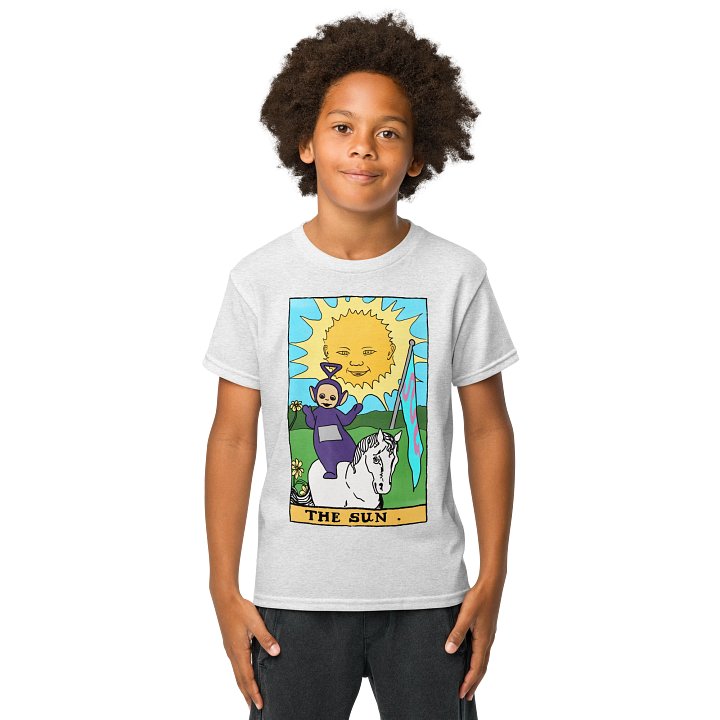 Teletubbies Sun Tarot Card Kid Shirt product image (9)