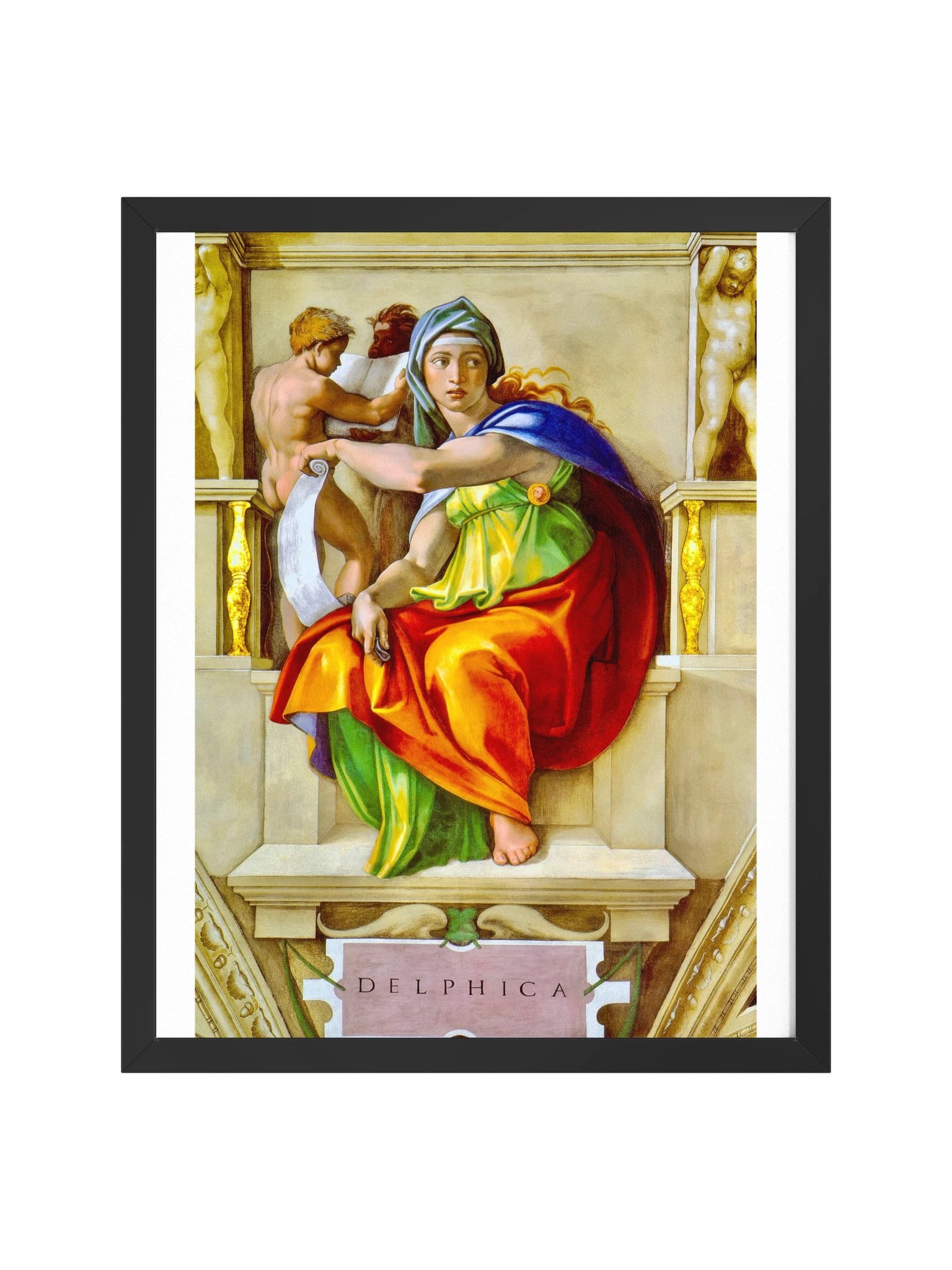 The Delphic Sibyl — Large Framed Matte Poster product image (5)