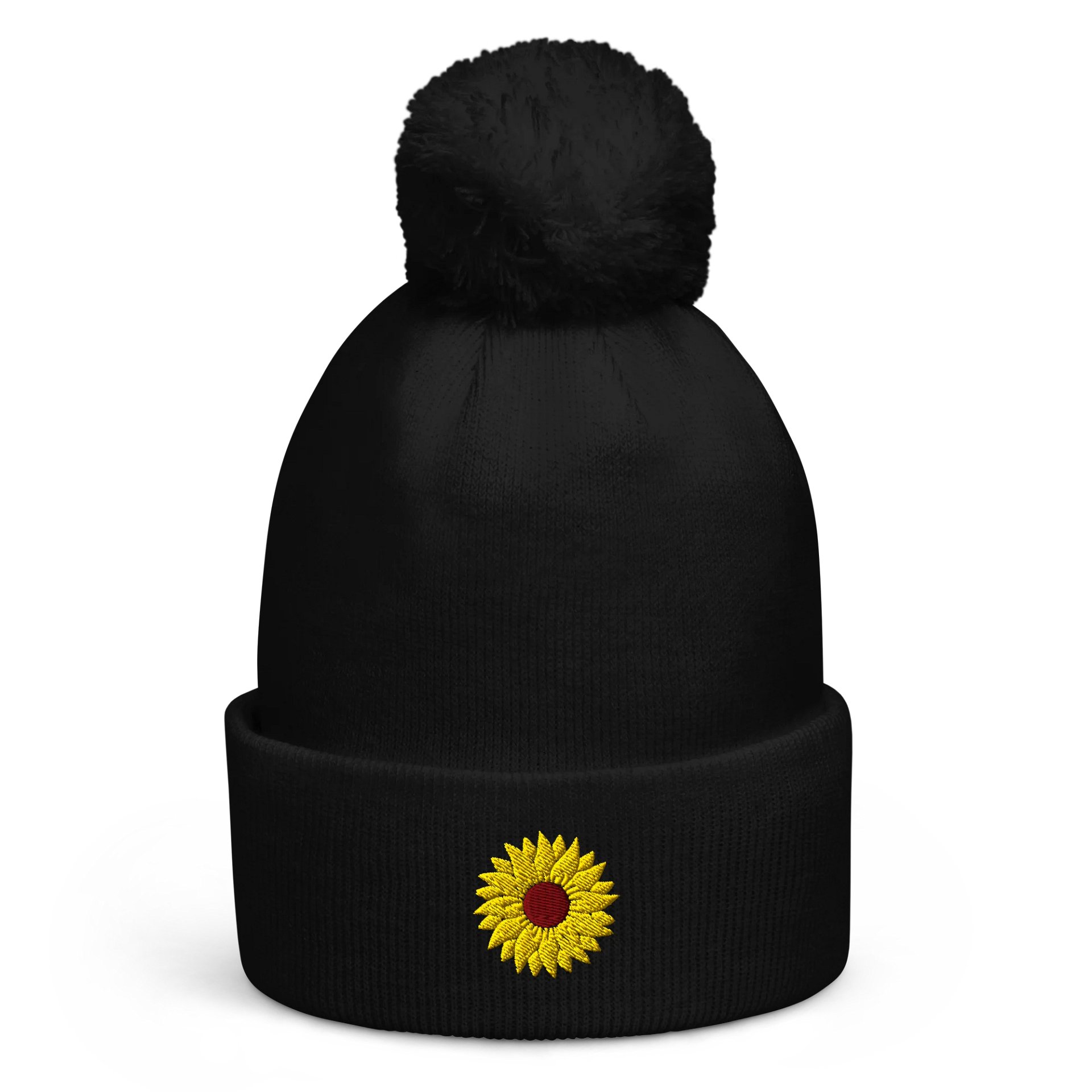 Sunflower Pom-Pom Beanie product image (1)