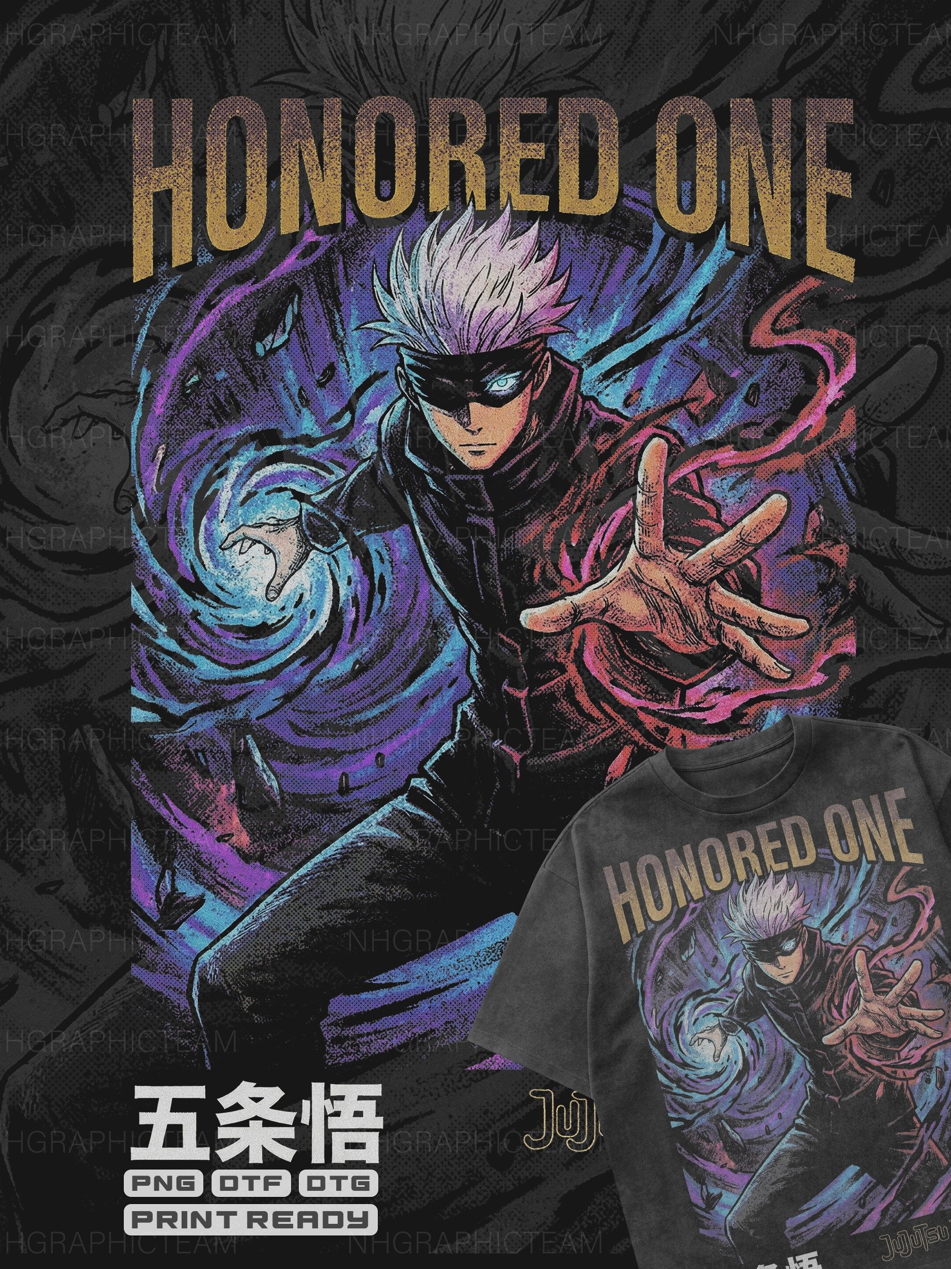 21-Piece JJK Halftone Streetwear Mega Pack product image (4)