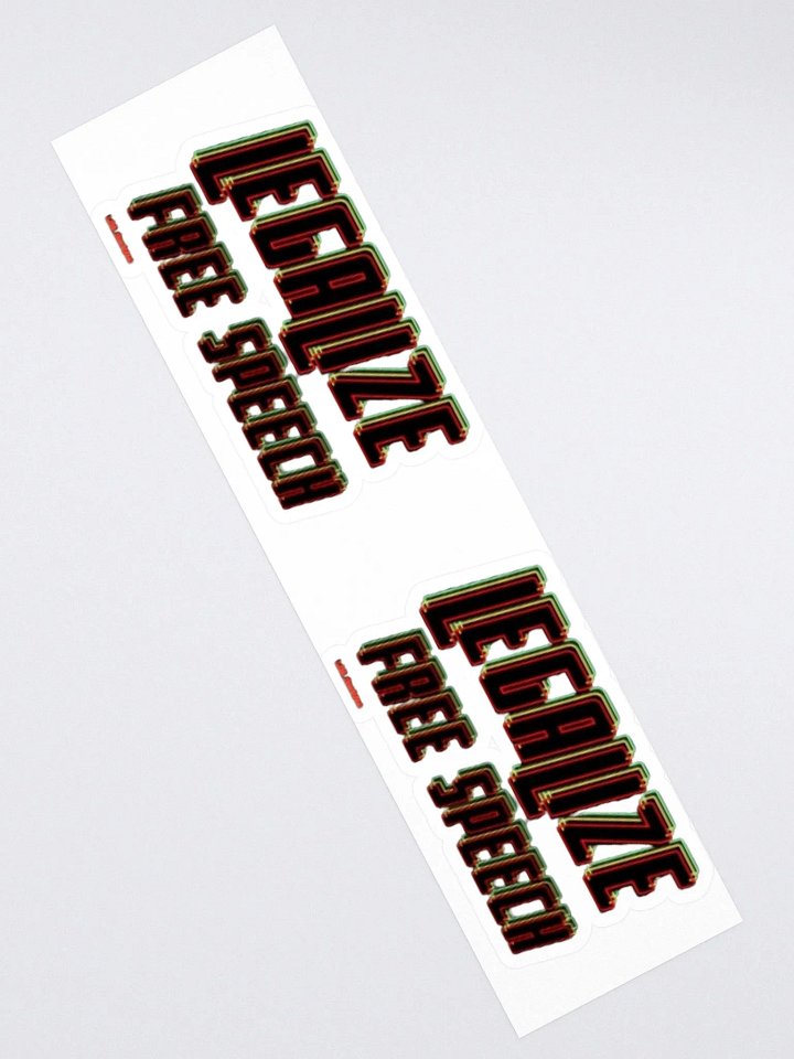 LEGALIZE FREE SPEECH product image (2)