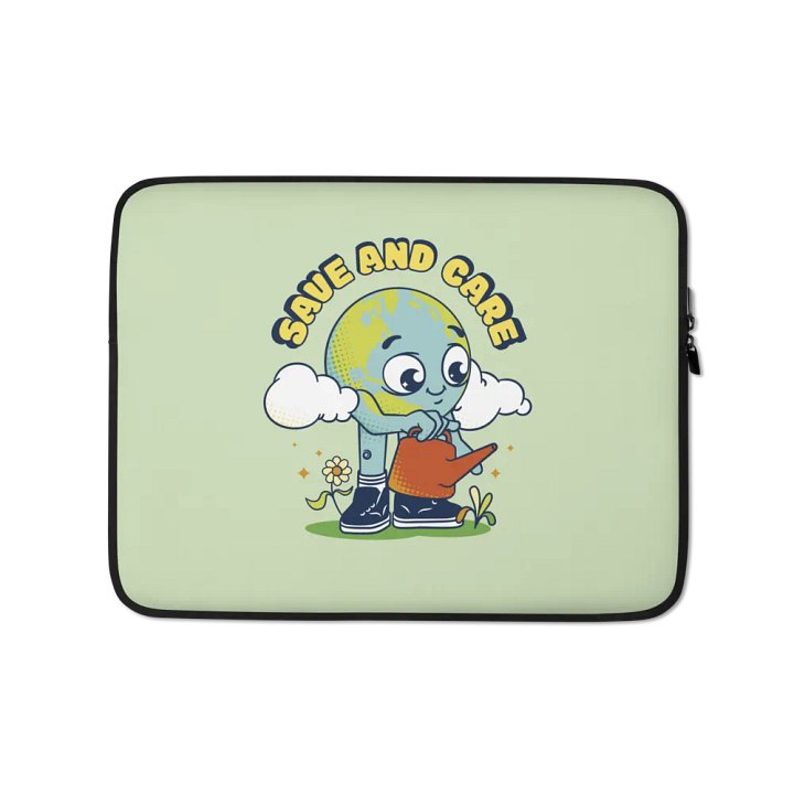 "Earthly Care Laptop Sleeve 13 & 15 Inch: Eco-Friendly Protection for Your Device product image (1)