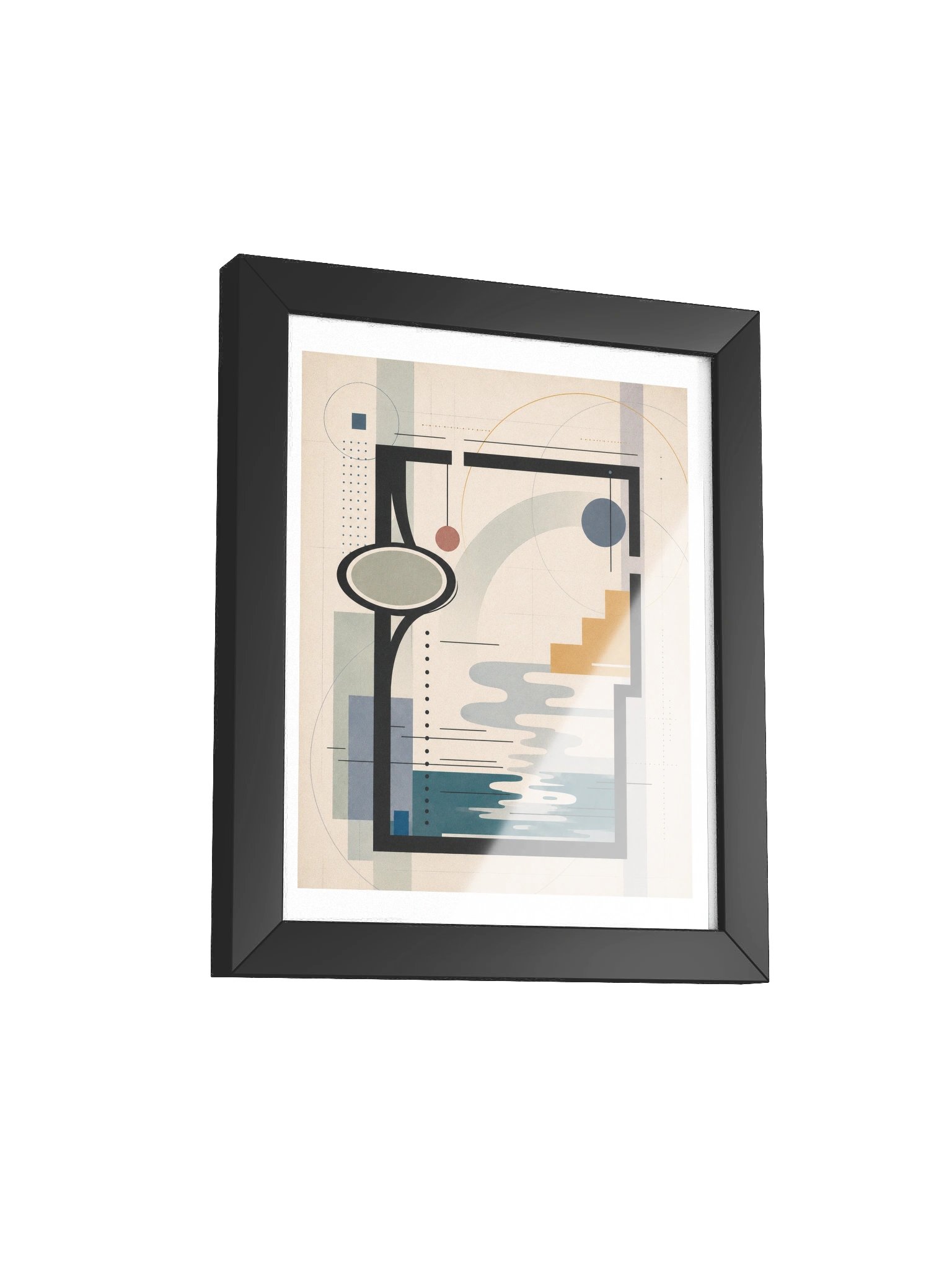 Peripheral Infrastructure / 01 -- Framed Matte Poster product image (2)