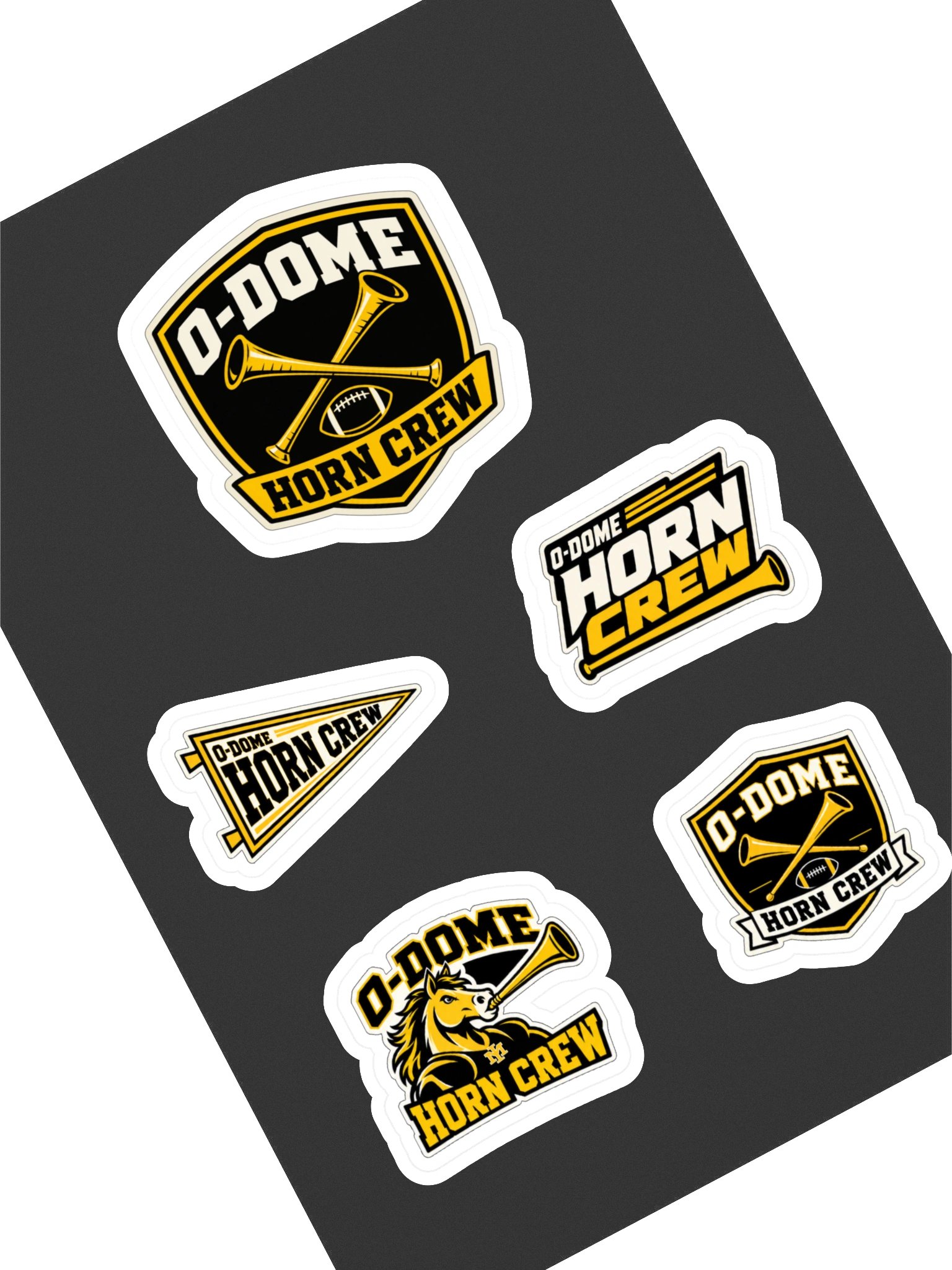 Mustangs Horn Crew Sticker Sheet product image (1)