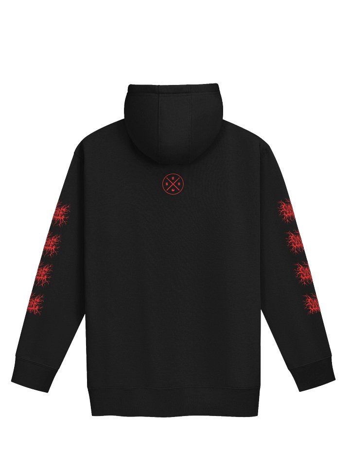Sunfyre Red Metal Logo Hoodie product image (2)