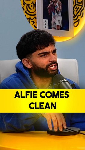 Revealed in Alfie’s vulnerable moment… 😅