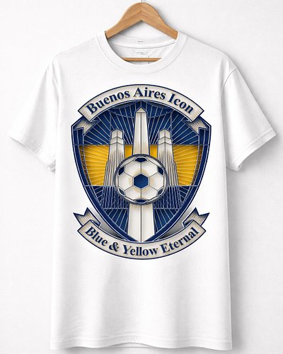 Buenos Aires Icon 🇦🇷⚽

Some cities don’t just play football… they live it.

This design captures that raw Buenos Aires energy...