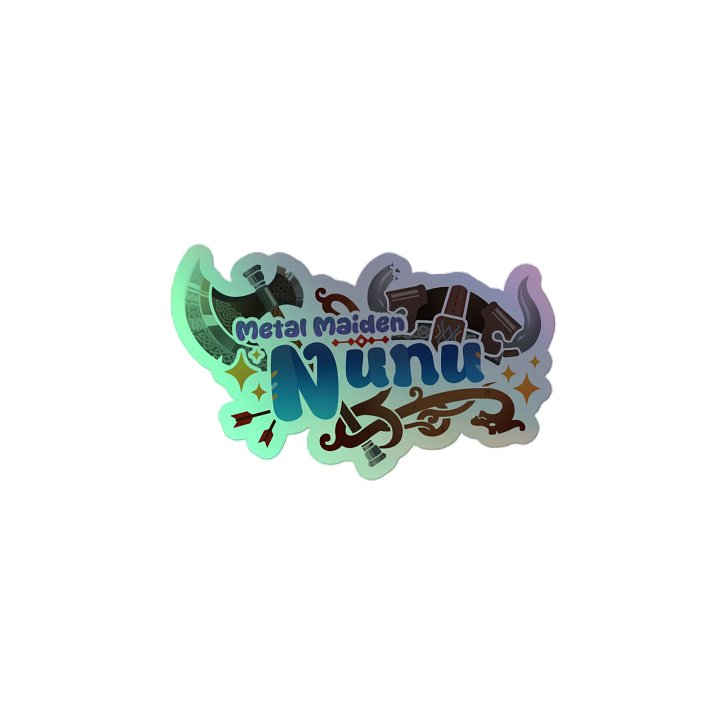 Nunu Logo Holographic Sticker product image (1)