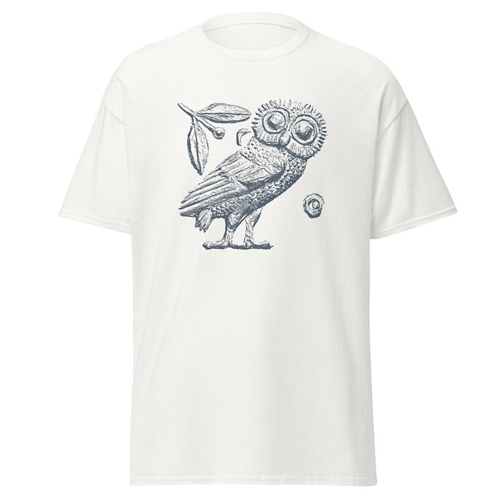 Athenian Owl Greek Tetradrachm Authentic Art circa 3rd Century BC, T-Shirt product image (5)