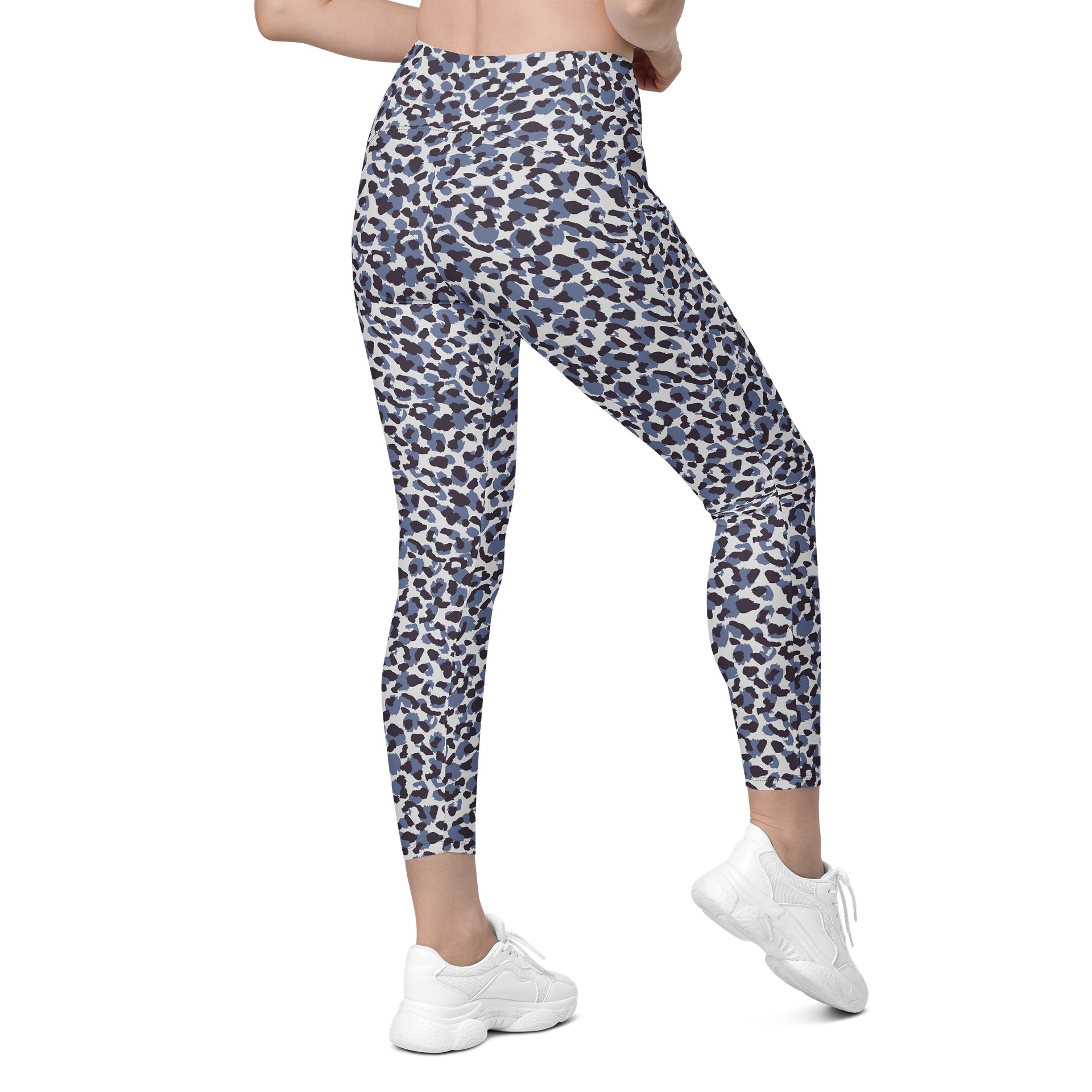 Leopard Print Leggings with Functional Pockets product image (8)