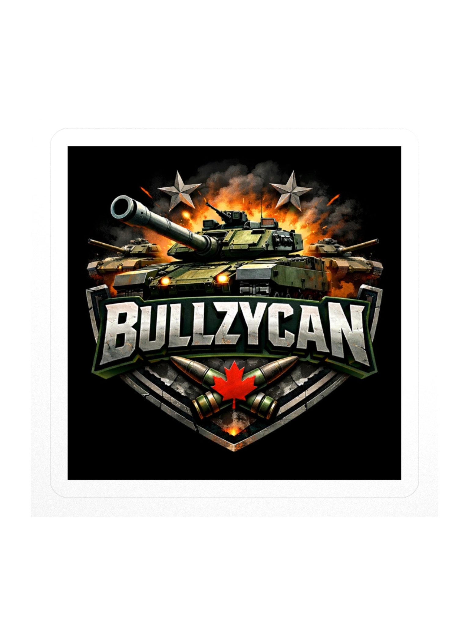 BULLZYCAN Explosive Emblem Stickers product image (2)