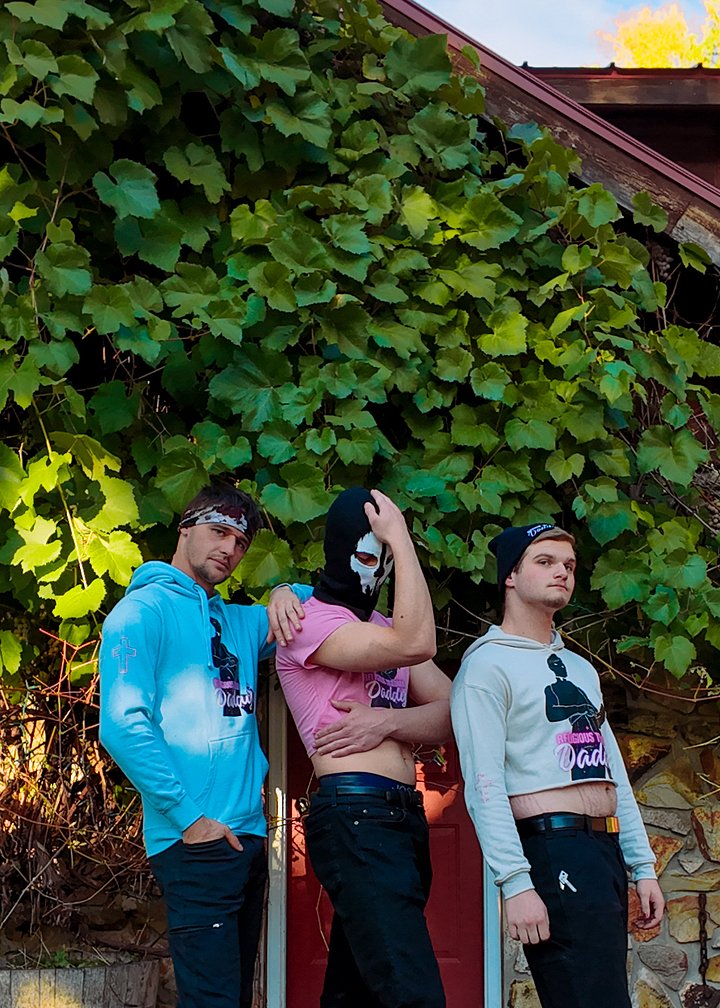 Religious Trauma Daddy | Crop Hoodie product image (1)
