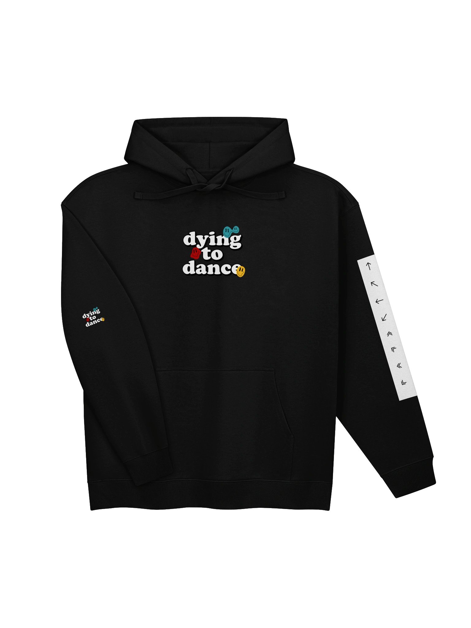 Dying to Dance Smiley Hoodie product image (3)
